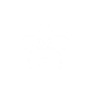 Felley Counselling White Geometric Flower Logo